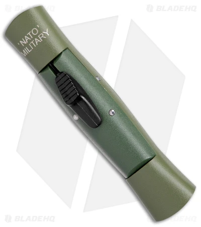 AKC 007 Concord NATO Military OTF Automatic Knife Green (2.75" Black Flat) AKC 007 Concord NATO Military OTF Automatic Knife Green (2.75" Black Flat) -Blade HQ Knife Shop AKC 007 Concord NATO Military OTF Auto Green Black Flat BHQ 159710 jr spine