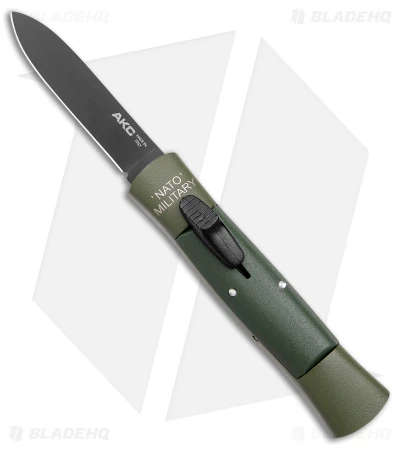 AKC 007 Concord NATO Military OTF Automatic Knife Green (2.75" Black Flat) AKC 007 Concord NATO Military OTF Automatic Knife Green (2.75" Black Flat) -Blade HQ Knife Shop AKC 007 Concord NATO Military OTF Auto Green Black Flat BHQ 159710 jr