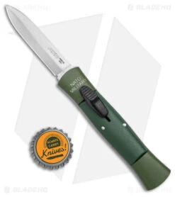AKC 007 Concord NATO Military OTF Automatic Knife OD Green (2.75" Satin Dagger) -Blade HQ Knife Shop AKC 007 Concord NATO Military OTF Auto OD Green Satin Dagger BHQ 158343 jr bottlecap