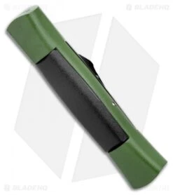 AKC Concord NATO Military OTF Automatic Knife Green/Black (2.75" Satin Flat) -Blade HQ Knife Shop AKC 007 Concord NATO Military OTF Automatic Knife Green Black 2.75 Satin Flat BHQ 33952 LS Side