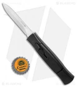 AKC 007 Concord OTF Automatic Dagger Knife Black (3" Satin) -Blade HQ Knife Shop AKC 007 Concord OTF Automatic Dagger Knife Black 3 Satin BHQ 125257 LS Bottlecap jr