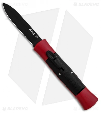AKC 007 Concord OTF Automatic Knife Red/Black (2.75" Black Flat) AKC 007 Concord OTF Automatic Knife Red/Black (2.75" Black Flat) -Blade HQ Knife Shop AKC 007 Concord OTF Red Black Flat GX 30499 jr