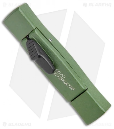 AKC Minion Nato Dagger OTF Automatic Knife Green (2.3" Black) AKC Minion Nato Dagger OTF Automatic Knife Green (2.3" Black) -Blade HQ Knife Shop AKC 007 Mini Concord OTF Auto NATO Green Dagger Black BHQ 135714 jr spine