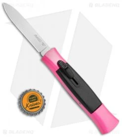 AKC 077 Concord OTF Automatic Knife Hot Pink (3.25" Satin) -Blade HQ Knife Shop AKC 077 Concord OTF Hot Pink BHQ 72005 jr bottlecap 2