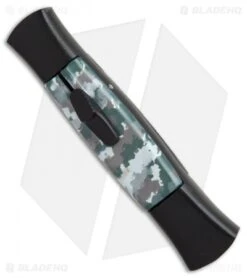 AKC 077 Concord OTF Automatic Knife Arctic Camo (3.25" Black Flat) 4 AKC 077 Concord OTF Automatic Knife Arctic Camo (3.25" Black Flat) -Blade HQ Knife Shop AKC 077 concord arctic camo black plain BP 19006 er side