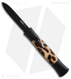 AKC 077 Concord OTF Automatic Knife Cheetah (3.25" Black Flat)