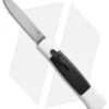AKC 077 Concord OTF Automatic Knife White/Black (3.25" Satin Flat) -Blade HQ Knife Shop AKC 077 concord white black satin flat BHQ 52355 er