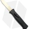 AKC 777 Blackfinger OTF Automatic Knife Black (3.25" Gold Flat) -Blade HQ Knife Shop AKC 777 Blackfinger OTF Auto Black Gold Flat BHQ 92039 jr