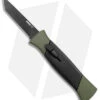 AKC 777 Blackfinger OTF Automatic Knife Green/Black (3.375" Black Tanto ) -Blade HQ Knife Shop AKC 777 Blackfinger OTF Auto Green Black Black Tanto BHQ 153513 jr