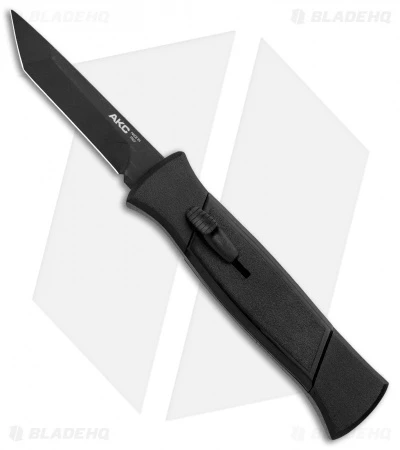 AKC 777 Blackfinger Tanto OTF Automatic Knife Black (3.375" Black) AKC 777 Blackfinger Tanto OTF Automatic Knife Black (3.375" Black) -Blade HQ Knife Shop AKC 777 Blackfinger Tanto OTF Auto Black Black BHQ 87414 jr