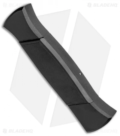 AKC 777 Blackfinger Tanto OTF Automatic Knife Black (3.375" Stonewash) AKC 777 Blackfinger Tanto OTF Automatic Knife Black (3.375" Stonewash) -Blade HQ Knife Shop AKC 777 Blackfinger Tanto OTF Auto Black SW BHQ 87413 jr side 2