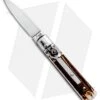 AKC Classic 6" Lever Lock Automatic Italian Knife Stag (2.25" Satin) 1 AKC Classic 6" Lever Lock Automatic Italian Knife Stag (2.25" Satin) -Blade HQ Knife Shop AKC Classic LL Stag BHQ 50855 jr
