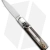 AKC Classic 6" Lever Lock Automatic Italian Knife Brazilian Horn (2.25" Satin) -Blade HQ Knife Shop AKC Classic Leverlock Brazilian Horn BHQ 50889 ns