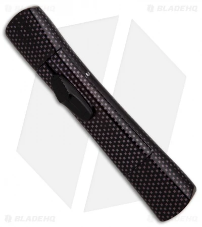 AKC Concord OTF Automatic Knife Full Sim Carbon Fiber (3.25" Black Flat) AKC Concord OTF Automatic Knife Full Sim Carbon Fiber (3.25" Black Flat) -Blade HQ Knife Shop AKC Concord Full Sim Carbon Fiber Black Flat BHQ 90292 er spine