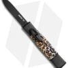 AKC Minion Concord OTF Automatic Knife Leopard (2.3" Black Flat Grind) -Blade HQ Knife Shop AKC Concord Minion Leopard Flat Blk BP 18949 jr