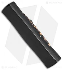 AKC Minion Concord OTF Automatic Knife Leopard (2.3" Black Flat Grind) -Blade HQ Knife Shop AKC Concord Minion Leopard Flat Blk BP 18949 jr side