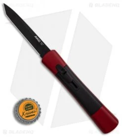 AKC Concord Tanto OTF Automatic Knife Red/Black (3.25" Black) -Blade HQ Knife Shop AKC Concord Tanto Red Black Black BHQ 90289 er bottlecap