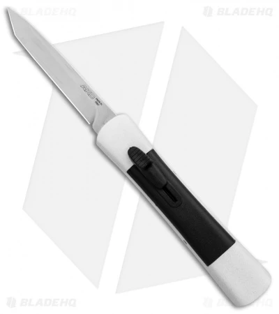 AKC Concord Tanto OTF Automatic Knife White/Black (3.25" Satin) AKC Concord Tanto OTF Automatic Knife White/Black (3.25" Satin) -Blade HQ Knife Shop AKC Concord Tanto White Black Satin BHQ 90286 er