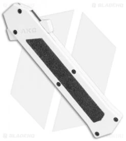 Blade HQ Knife Shop -Blade HQ Knife Shop AKC F 16 DA Bayo OTF Auto White TT BHQ 114660 jr spine