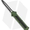 AKC F-16 D/A Dagger OTF Automatic Knife Green (3.3" Two Tone) -Blade HQ Knife Shop AKC F 16 DA Dagger OTF Auto Green TT BHQ 115400 jr