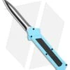 AKC F-16 D/A Dagger OTF Automatic Knife Teal (3.3" Two Tone) -Blade HQ Knife Shop AKC F 16 DA Dagger OTF Auto Teal TT BHQ 109160 jr