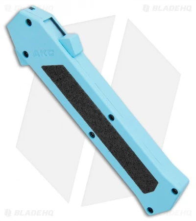 AKC F-16 D/A Dagger OTF Automatic Knife Teal (3.3" Two Tone) AKC F-16 D/A Dagger OTF Automatic Knife Teal (3.3" Two Tone) -Blade HQ Knife Shop AKC F 16 DA Dagger OTF Auto Teal TT BHQ 109160 jr spine