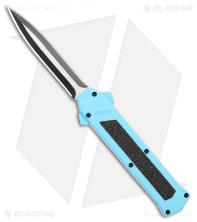 AKC F-16 D/A Dagger OTF Automatic Knife Teal (3.3" Two Tone) AKC F-16 D/A Dagger OTF Automatic Knife Teal (3.3" Two Tone) -Blade HQ Knife Shop AKC F 16 DA Dagger OTF Auto Teal TT BHQ 109160 jr