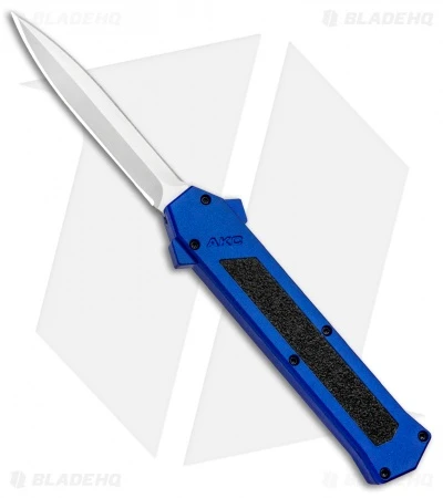 AKC F-16 D/A Dagger OTF Automatic Knife Blue (3.3" Satin) AKC F-16 D/A Dagger OTF Automatic Knife Blue (3.3" Satin) -Blade HQ Knife Shop AKC F 16 DA Dagger OTF Blue Satin BHQ 93753 jr