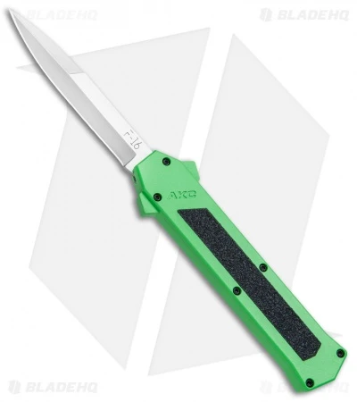 AKC F-16 D/A Bayonet OTF Automatic Knife Green (3.3" Satin) AKC F-16 D/A Bayonet OTF Automatic Knife Green (3.3" Satin) -Blade HQ Knife Shop AKC F 16 Green DA OTF Bayo Satin Plain BP 23855 jr