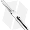 AKC F-20 D/A Spear Point OTF Automatic Knife White Aluminum (3.6" Satin) 1 AKC F-20 D/A Spear Point OTF Automatic Knife White Aluminum (3.6" Satin) -Blade HQ Knife Shop AKC F 20 D A Spear Point OTF AK White Aluminium 3in Satin BHQ 158200 td