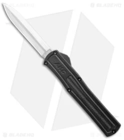 AKC F-20 D/A Dagger OTF Automatic Knife Black Carbon Fiber (3.55" Satin)