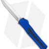 AKC F-20 D/A Dagger OTF Automatic Knife Blue Aluminum (3.6" Satin) -Blade HQ Knife Shop AKC F 20 DA Dagger OTF Auto Blue Satin BHQ 141098 jr 2