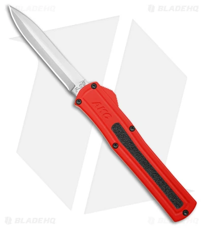AKC F-20 DBL Dagger OTF Automatic Knife Red Aluminum (3.6" Satin) AKC F-20 DBL Dagger OTF Automatic Knife Red Aluminum (3.6" Satin) -Blade HQ Knife Shop AKC F 20 DA Dagger OTF Auto Red Aluminum Satin BHQ 179208 jr