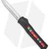 AKC F-20 D/A Dagger OTF Automatic Knife /w Tie Dye Inlay (3.5" Satin) -Blade HQ Knife Shop AKC F 20 DA SP OTF Auto Black Tie Dye Inlay Satin BHQ 152893 jr