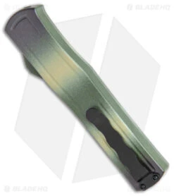 AKC F-20 D/A Spear Point OTF Automatic Knife Camo (3.55" Satin) -Blade HQ Knife Shop AKC F 20 DA SP OTF Auto Camo Satin BHQ 141095 jr side