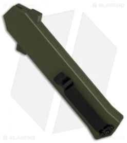 AKC F-16 D/A Bayonet OTF Automatic Knife OD Green (3.3" Satin) 3 AKC F-16 D/A Bayonet OTF Automatic Knife OD Green (3.3" Satin) -Blade HQ Knife Shop AKC F16 OD Green DA Bayo Satin Plain BP 25690 er side