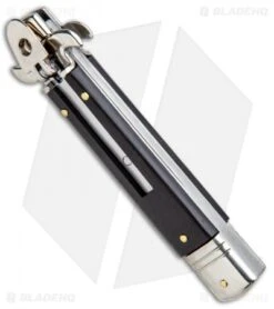 Blade HQ Knife Shop -Blade HQ Knife Shop AKC Leverletto LL Auto Ebony Bayo BHQ 92878 jr spine