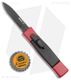 AKC Minion Concord OTF Automatic Knife Red/Black (2.3" Black) -Blade HQ Knife Shop AKC Minion Concord OTF Auto Red Black Black BHQ 24199 jr bottlecap