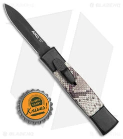 AKC Minion Concord OTF Automatic Knife Snake Skin (2.3" Black Dagger) 5 AKC Minion Concord OTF Automatic Knife Snake Skin (2.3" Black Dagger) -Blade HQ Knife Shop AKC Minion Concord OTF Auto Snake Skin Black Dagger BHQ 173568 jr bottlecap