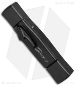 AKC Minion Concord Dagger OTF Automatic Knife Black (2.3" Gold Dagger) -Blade HQ Knife Shop AKC Minion OTF Concord Black Gold Dagger BHQ 52368 jr spine