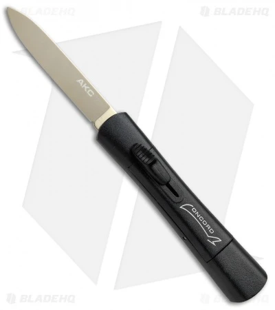 AKC Concord OTF Automatic Knife Black (3.25" Gold Flat) AKC Concord OTF Automatic Knife Black (3.25" Gold Flat) -Blade HQ Knife Shop AKC OTF Black Concord Gold Flat BHQ 52360 jr