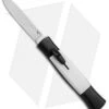 AKC 077 Concord OTF Automatic Knife Black/White (3.25" Satin Flat) -Blade HQ Knife Shop AKC OTF Concord 077 Black White Flat BHQ 52354 jr 1