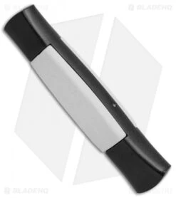 AKC 077 Concord OTF Automatic Knife Black/White (3.25" Satin Flat) -Blade HQ Knife Shop AKC OTF Concord 077 Black White Flat BHQ 52354 jr side