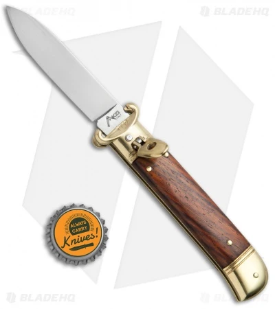 AKC Shot Puller 8" Lever Lock Italian Auto Cocobolo w/ Brass (3.2" Polish Flat) AKC Shot Puller 8" Lever Lock Italian Auto Cocobolo W/ Brass (3.2" Polish Flat) -Blade HQ Knife Shop AKC Shot Puller 8in LL Italian Cocobolo Brass BP 19867 jr bottlecap