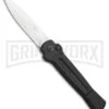 AKC X-treme Ace Black Automatic Knife - Satin Plain 2 AKC X-treme Ace Black Automatic Knife - Satin Plain -Blade HQ Knife Shop AKC X TREME ACE Side Opening Automatic Knife Black Satin BHQ 100386 kp open large