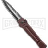 AKC X-treme ACE Brown Automatic Knife - Two Tone -Blade HQ Knife Shop AKC X treme Ace Auto Brown TT BHQ 136122 jr large