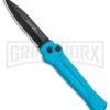 AKC X-treme ACE Light Blue Automatic Knife - Black -Blade HQ Knife Shop AKC X treme Ace Auto Light Blue Black ACE LBLB BHQ 115396 jr large