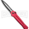 AKC X-treme Ace Red Automatic Knife - Two Tone Plain -Blade HQ Knife Shop AKC X treme Ace Auto Red TT BHQ 143382 jr large