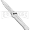 AKC X-treme Ace Silver Automatic Knife - Satin Plain 2 AKC X-treme Ace Silver Automatic Knife - Satin Plain -Blade HQ Knife Shop AKC X treme Ace Auto Silver Satin BHQ 113920 jr large