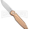 AKC X-treme Dandy Tan Aluminum Automatic Knife (Stonewash) 1 AKC X-treme Dandy Tan Aluminum Automatic Knife (Stonewash) -Blade HQ Knife Shop AKC X treme Dandy Tan Aluminum Auto SW BHQ 176851 jr large